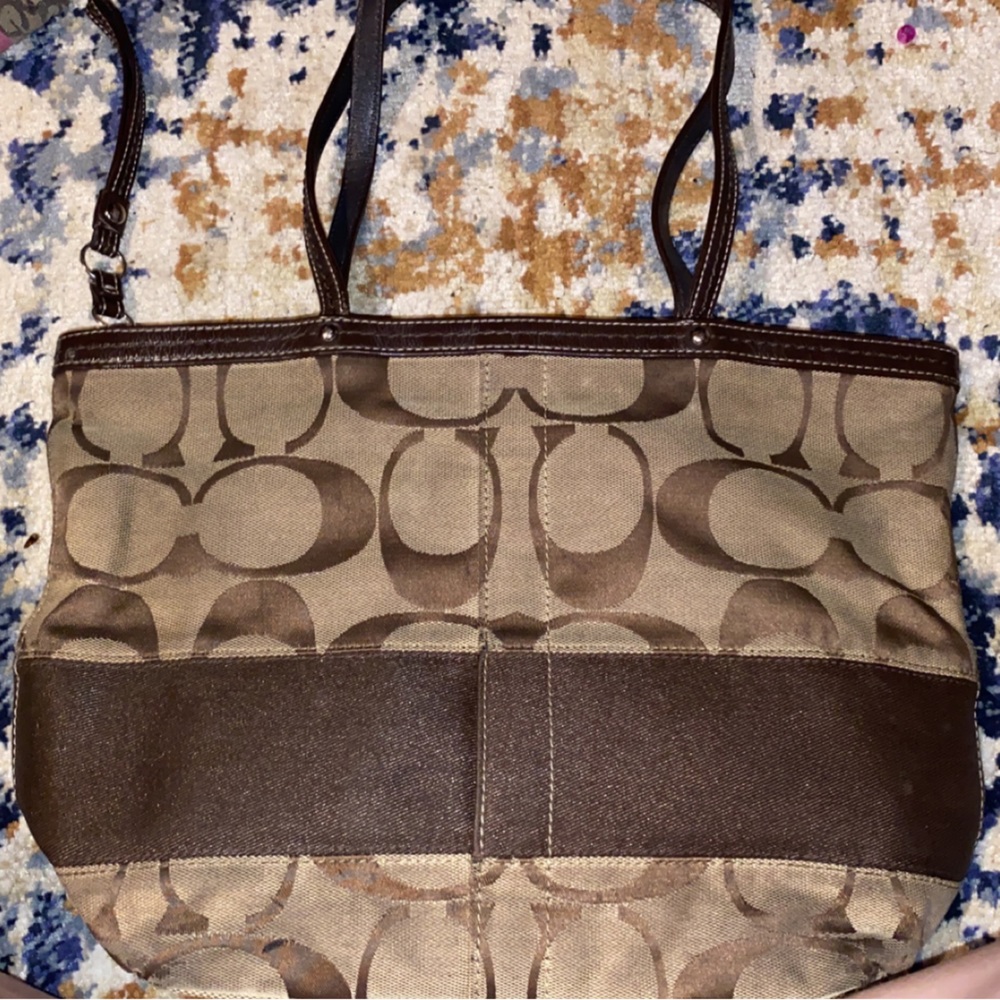 Pretty clean inside one pocket shoulder bag